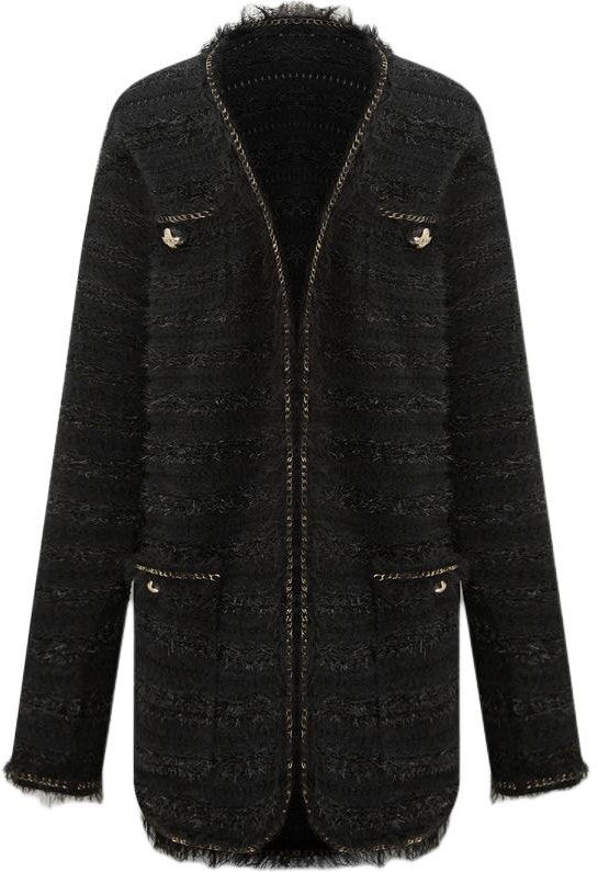 women-karl-lagerfeld-black-open-front-long-sleeve-knit-cardigan-231-l2035