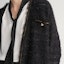 Purchase (Women) KARL LAGERFELD Black Open Front Long Sleeve Knit Cardigan 231L2035