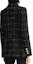 Details for (Women) Karl Lagerfeld Black Plaid Tweed Single-Breasted Long-Sleeve Jacket E36W1534