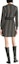Shop (Women) Karl Lagerfeld Black Quilted Crew Neck Button Long Sleeve Dress E37W1322