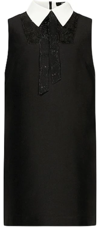 women-karl-lagerfeld-black-sleeveless-lace-colorblock-mini-dress-luxury-style-241-l1358