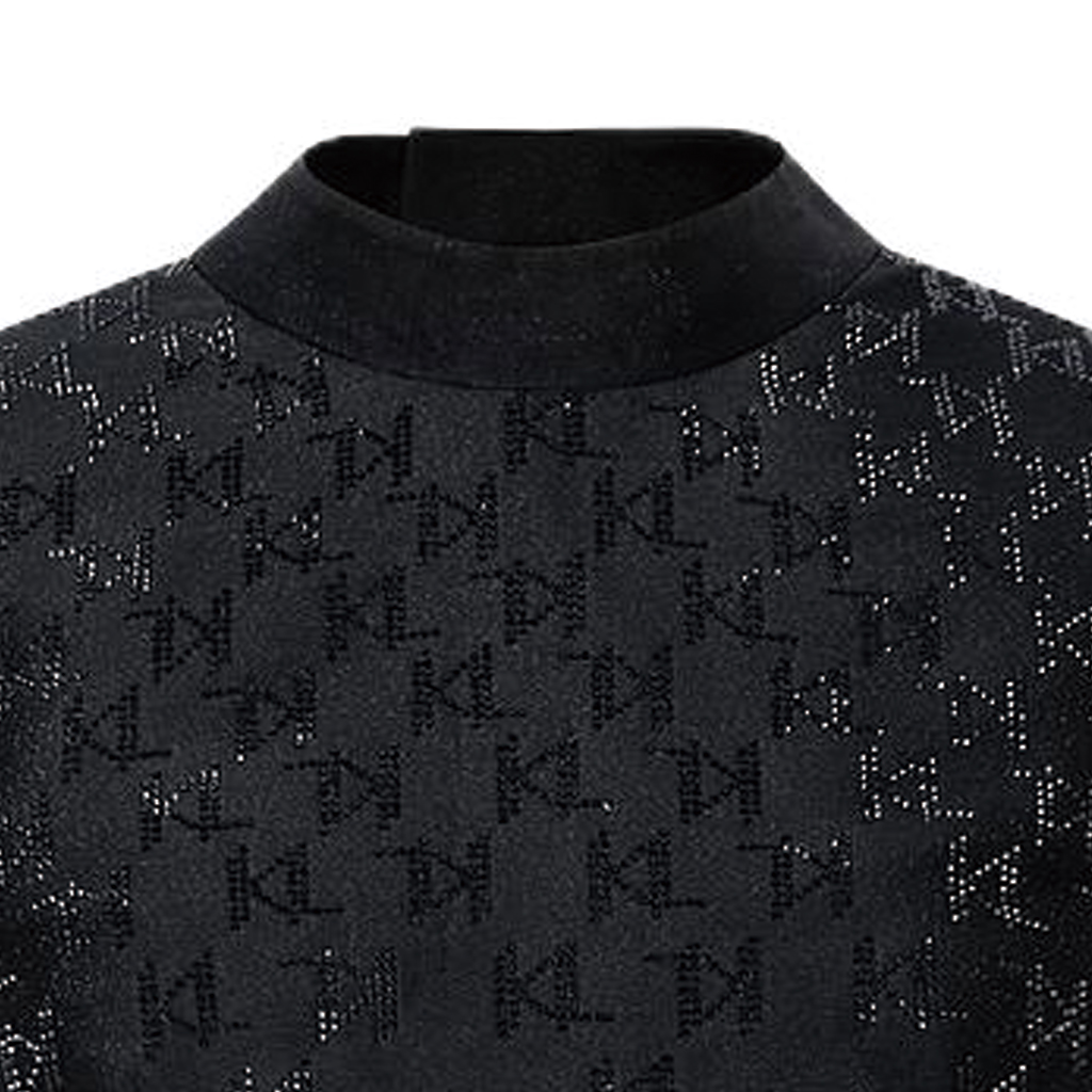 Details for (Women) KARL LAGERFELD  Black Sleeveless Short Logo Print Dress. 231L1384