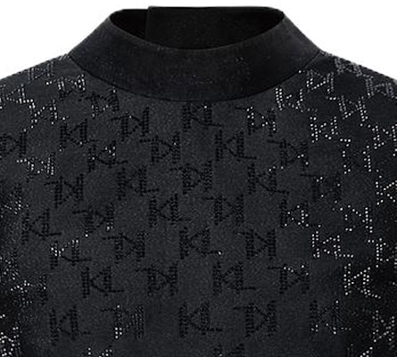 (Women) KARL LAGERFELD Black Sleeveless Short Logo Print Dress. 231L1384 Details for (Women) KARL LAGERFELD Black Sleeveless Short Logo Print Dress. 231L1384