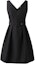 Order (Women) KARL LAGERFELD Black Sleeveless V-Neck Midi Dress Elegant Style 241L1310