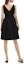 Shop (Women) KARL LAGERFELD Black Sleeveless V-Neck Midi Dress Elegant Style 241L1310