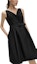 Cheap (Women) KARL LAGERFELD Black Sleeveless V-Neck Midi Dress Elegant Style 241L1310