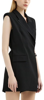 (Women) KARL LAGERFELD Black Solid Chain Detail Sleeveless Vest 221L1341 Purchase (Women) KARL LAGERFELD Black Solid Chain Detail Sleeveless Vest 221L1341