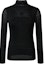 Order (Women) KARL LAGERFELD Black Solid Stand Collar Knit Pullover Sweater. 236L2070