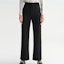 Lookbook (Women) KARL LAGERFELD Black Solid Zip Straight-Leg Suit Pants. 231L1001