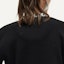 Sizing (Women) KARL LAGERFELD Black Striped Edge Knit Top - Casual Luxury Wear 241L2041