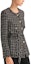 Details for (Women) KARL LAGERFELD Black Tweed Long Sleeve Loose Fit Jacket Coat E37W1584