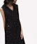 Cheap (W) KARL LAGERFELD Gaun Midi Tanpa Lengan V-Neck Tweed Hitam 241L1314