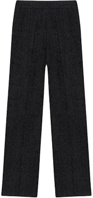 (Women) KARL LAGERFELD Black Tweed Wide-Leg Leisure Pants - Casual Luxury. 241L1001 Lookbook (Women) KARL LAGERFELD Black Tweed Wide-Leg Leisure Pants - Casual Luxury. 241L1001