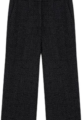 (Women) KARL LAGERFELD Black Tweed Wide-Leg Leisure Pants - Casual Luxury. 241L1001 Shop (Women) KARL LAGERFELD Black Tweed Wide-Leg Leisure Pants - Casual Luxury. 241L1001