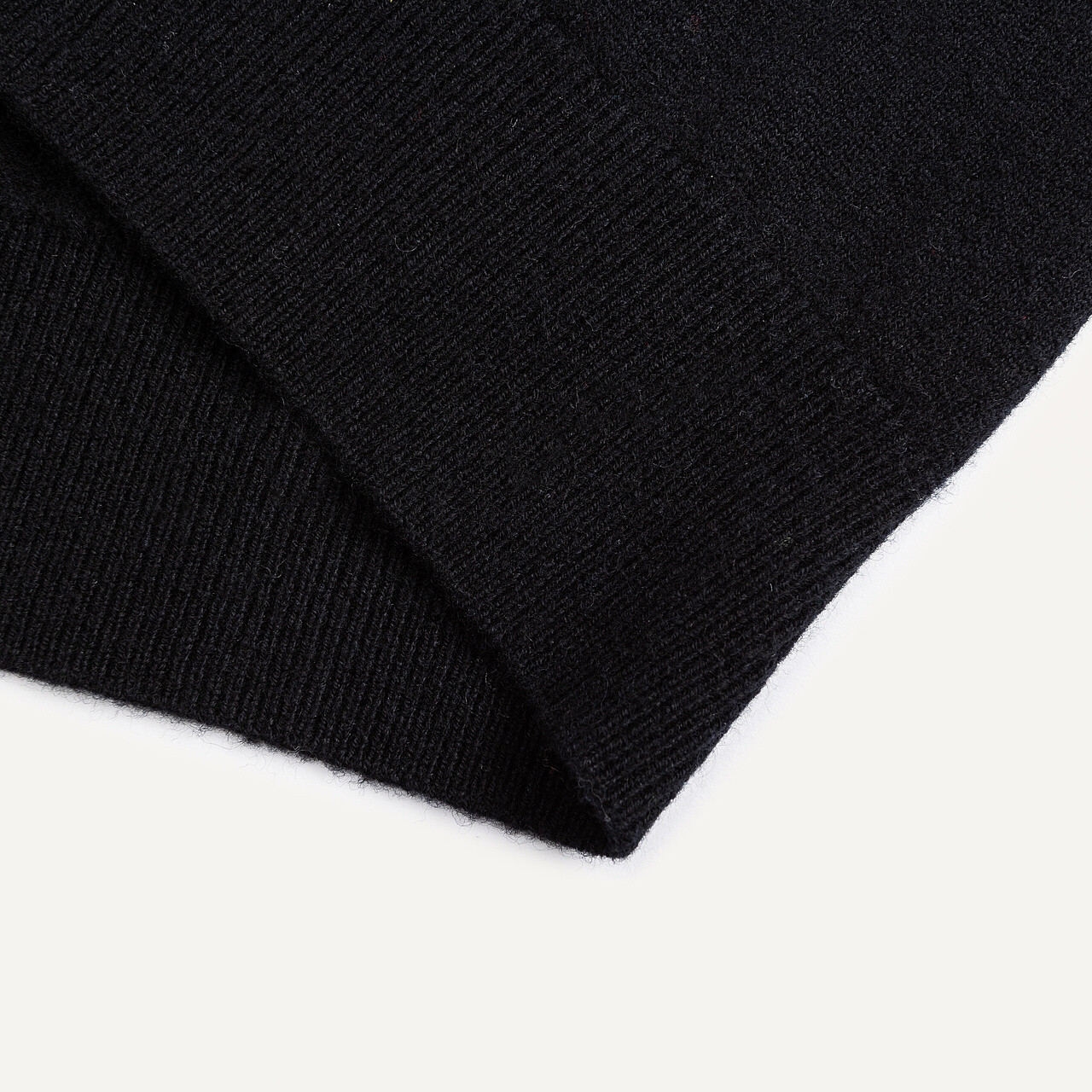 Shop (Women) KARL LAGERFELD  Black V-Neck Long Sleeve Knit Cardigan Sweater E41W2063