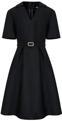 (Women) KARL LAGERFELD Black V-Neck Short Sleeve Casual Mini Dress 231L1303-174047 Buy (Women) KARL LAGERFELD Black V-Neck Short Sleeve Casual Mini Dress 231L1303-174047