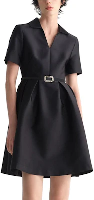 (Women) KARL LAGERFELD Black V-Neck Short Sleeve Casual Mini Dress 231L1303-174047 Lookbook (Women) KARL LAGERFELD Black V-Neck Short Sleeve Casual Mini Dress 231L1303-174047