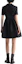 Shop (Women) KARL LAGERFELD Black V-Neck Short Sleeve Casual Mini Dress 231L1303-174047