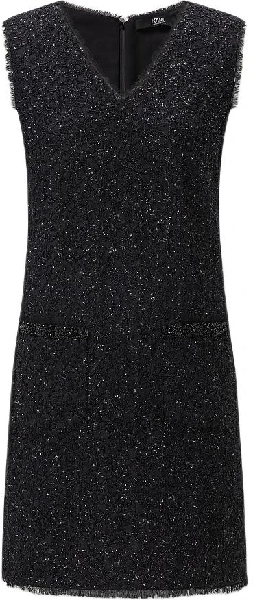 women-karl-lagerfeld-black-v-neck-sleeveless-waist-cinched-mini-dress-241-l1362