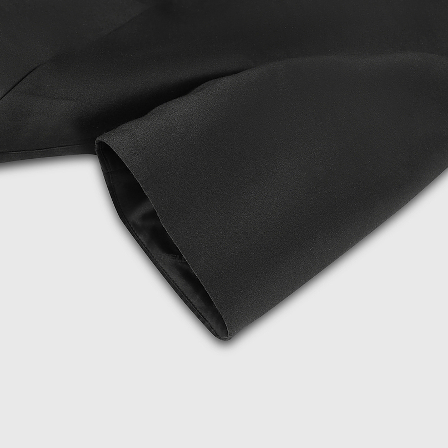 (Women) KARL LAGERFELD  Black V-Neck Waist-Cinched Short Sleeve Dress 236L1301 圖 7