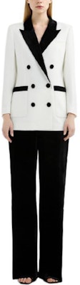 (Women) KARL LAGERFELD Black White Colorblock Double-Breasted Blazer 221L1409-126862 Lookbook (Women) KARL LAGERFELD Black White Colorblock Double-Breasted Blazer 221L1409-126862