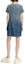 Purchase (Women) KARL LAGERFELD Blue Sequin Gradient Denim Short Sleeve Mini Dress 241L1343