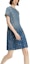 Sizing (Women) KARL LAGERFELD Blue Sequin Gradient Denim Short Sleeve Mini Dress 241L1343