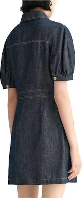 (W) 卡尔·拉格斐 蓝色短袖修身优雅连衣裙 231L1349 Lookbook (W) 卡尔·拉格斐 蓝色短袖修身优雅连衣裙 231L1349