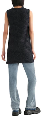 (W) 卡尔拉格斐 蓝色无袖休闲短裙 236L1371 Shop (W) 卡尔拉格斐 蓝色无袖休闲短裙 236L1371