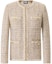 Order (Women) KARL LAGERFELD Brown Contrast Trim Casual Jacket. E37W15C3