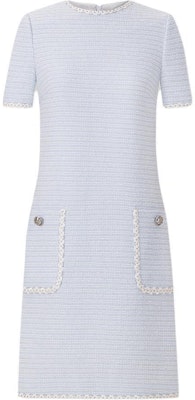 (Women) KARL LAGERFELD Casual Midi Blue High-Waist Short Sleeve Dress SS24 E41W1319 Buy (Women) KARL LAGERFELD Casual Midi Blue High-Waist Short Sleeve Dress SS24 E41W1319