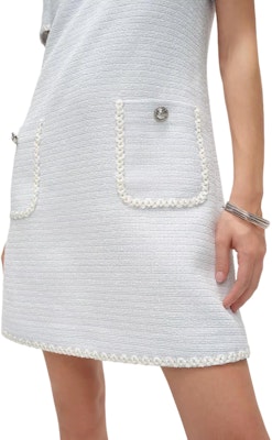 (Women) KARL LAGERFELD Casual Midi Blue High-Waist Short Sleeve Dress SS24 E41W1319 Cheap (Women) KARL LAGERFELD Casual Midi Blue High-Waist Short Sleeve Dress SS24 E41W1319