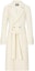 Buy (Women) KARL LAGERFELD Double-Breasted Long Coat White E37W15C8