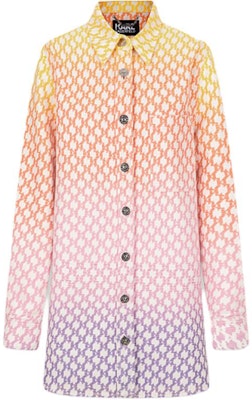 (Women) KARL LAGERFELD Gradient Print Long Sleeve Jacket Purple Red 241L1444 Order (Women) KARL LAGERFELD Gradient Print Long Sleeve Jacket Purple Red 241L1444