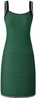 (Women) KARL LAGERFELD Green Sleeveless Knit Mini Dress for Everyday Casual Wear 236L13E2 (Women) KARL LAGERFELD Green Sleeveless Knit Mini Dress for Everyday Casual Wear 236L13E2