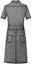 Lookbook (Women) KARL LAGERFELD Grey Washed Midi Shirt Dress Short Sleeve Elegant Style 241L1342