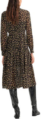 (W) 卡尔拉格斐 豹纹高领拉链A字连衣裙 多色 236L1307 Shop (W) 卡尔拉格斐 豹纹高领拉链A字连衣裙 多色 236L1307