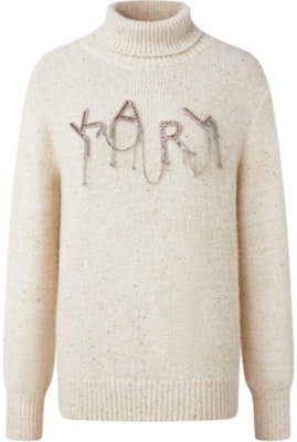 (Women) KARL LAGERFELD Logo High-Neck Pullover Knitted Sweater White 226L2075 Buy (Women) KARL LAGERFELD Logo High-Neck Pullover Knitted Sweater White 226L2075