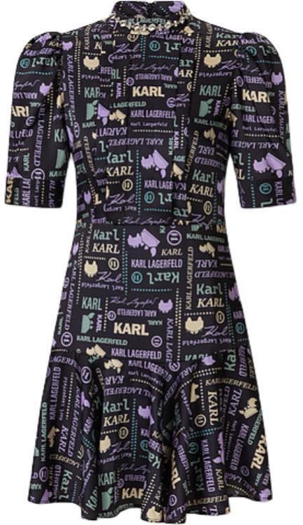 women-karl-lagerfeld-luxury-letter-print-short-sleeve-mini-dress-e42-w1377