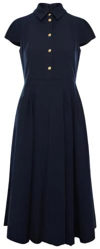 women-karl-lagerfeld-navy-blue-solid-square-neck-short-sleeve-dress-e23-l1376