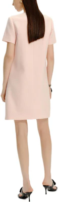 (W) KARL LAGERFELD Gaun Pink Lengan Pendek Berzip A-Line SS24 Gaya Kasual E42W13A5 Shop (W) KARL LAGERFELD Gaun Pink Lengan Pendek Berzip A-Line SS24 Gaya Kasual E42W13A5
