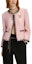Shop (Women) KARL LAGERFELD Pink Colorblock Casual Long Sleeve Jacket. 241L1419