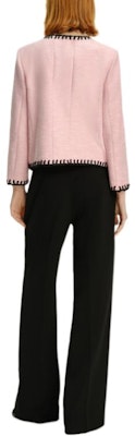 (Women) KARL LAGERFELD Pink Colorblock Casual Long Sleeve Jacket. 241L1419 Purchase (Women) KARL LAGERFELD Pink Colorblock Casual Long Sleeve Jacket. 241L1419