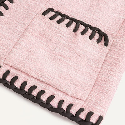 (Women) KARL LAGERFELD Pink Colorblock Casual Long Sleeve Jacket. 241L1419 Sizing (Women) KARL LAGERFELD Pink Colorblock Casual Long Sleeve Jacket. 241L1419