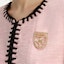 Cheap (Women) KARL LAGERFELD Pink Colorblock Casual Long Sleeve Jacket. 241L1419
