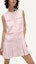 Purchase (Women) KARL LAGERFELD Pink Sleeveless Midi Dress with Pocket and Flared Hem E41W1395