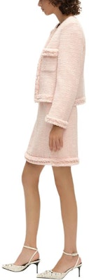 (W) Chaqueta de Tweed Rosa con Botones de KARL LAGERFELD. E37W15C4 Details for (W) Chaqueta de Tweed Rosa con Botones de KARL LAGERFELD. E37W15C4