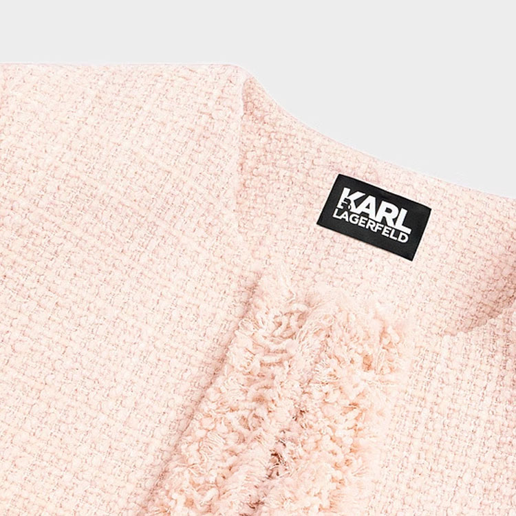Cheap (W) Chaqueta de Tweed Rosa con Botones de KARL LAGERFELD. E37W15C4