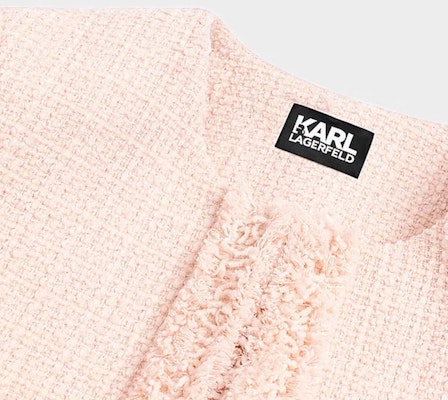 (W) Chaqueta de Tweed Rosa con Botones de KARL LAGERFELD. E37W15C4 Cheap (W) Chaqueta de Tweed Rosa con Botones de KARL LAGERFELD. E37W15C4