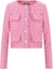 Order (Women) KARL LAGERFELD Pink Tweed Long Sleeve Jacket SS24 E41W1506